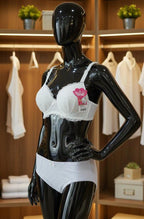 Soft padded pushup fancy lace bra