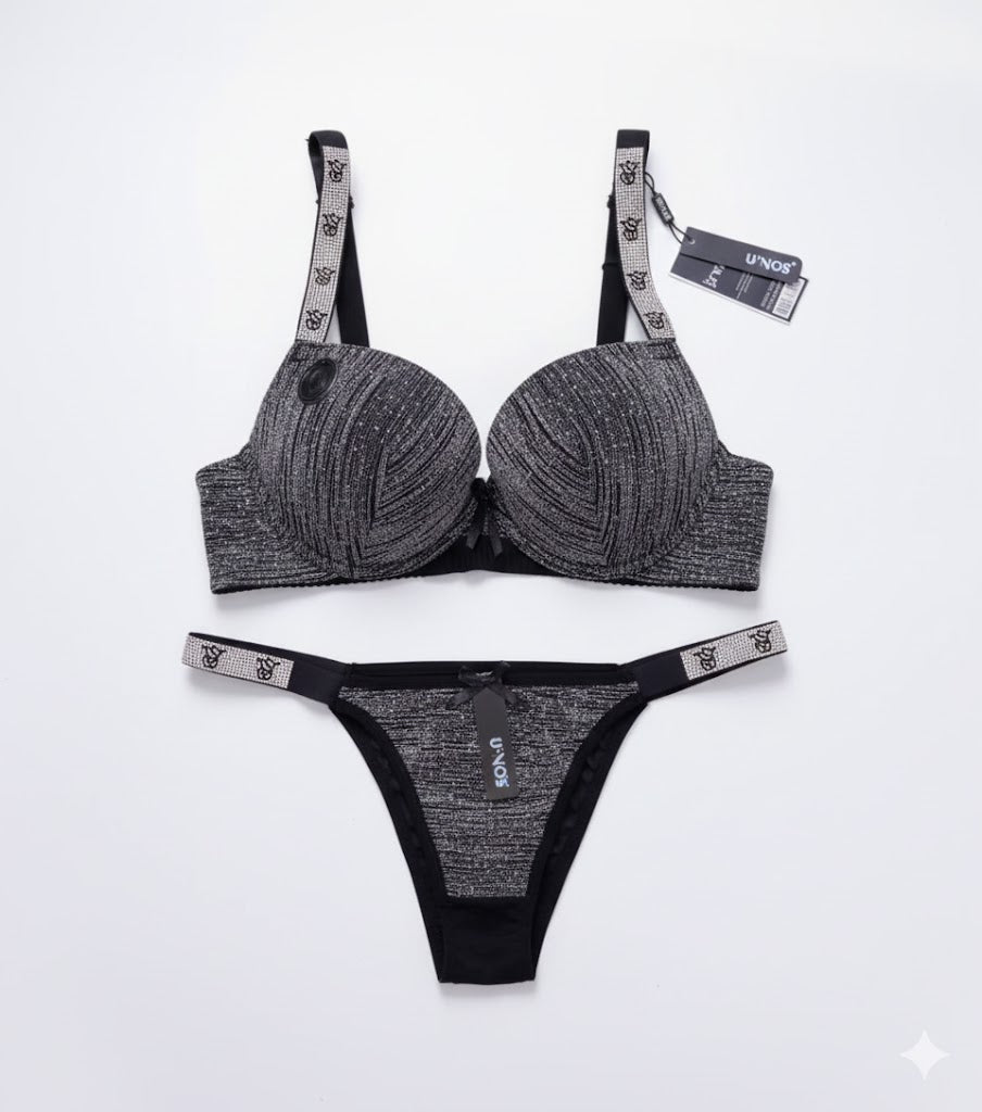 Premium VS sparkle & Shine Padded Push-Up Bra set