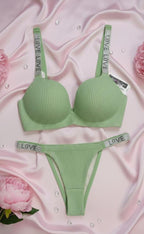 Seamless padded pushup bra