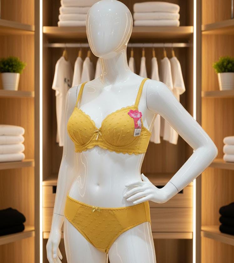 Soft padded pushup fancy lace bra