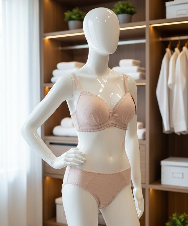 Soft padded pushup fancy lace bra