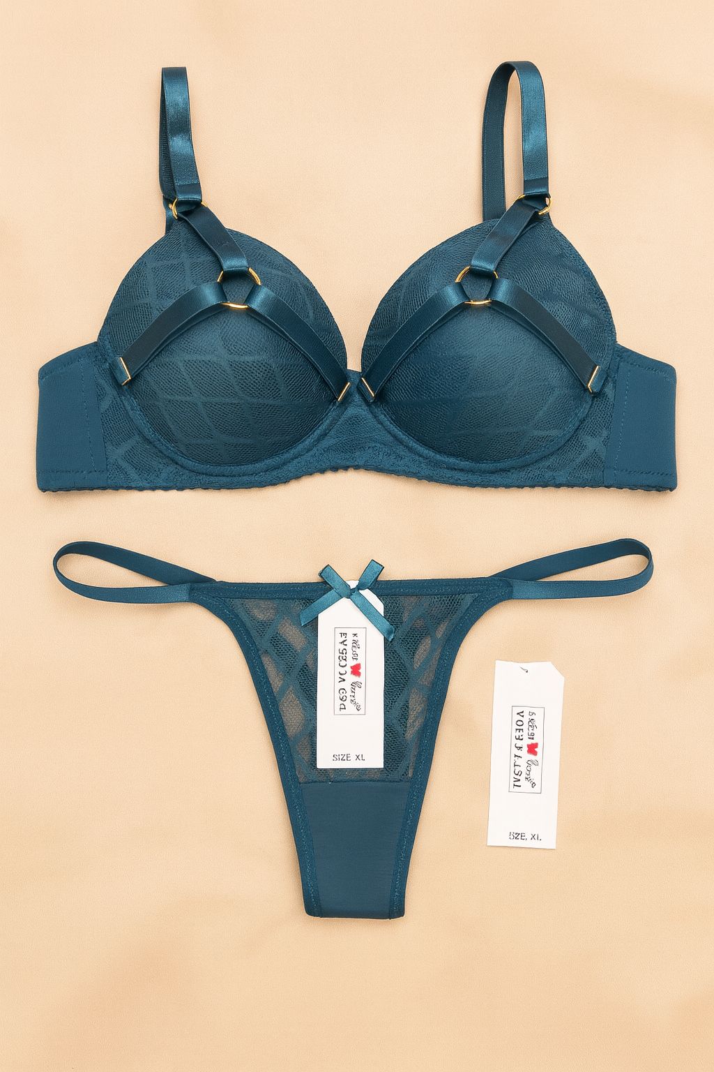 Pushup padded bra set